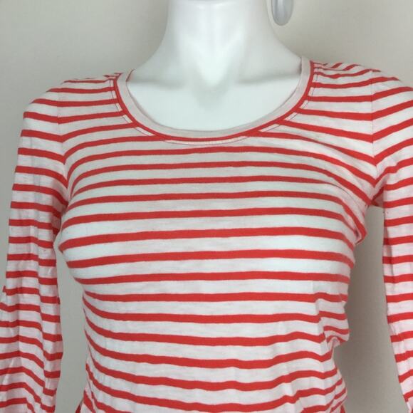 🚨SALE🚨 J. Crew Red White Stripe Top Size XS 3/$10 4/$12 5/$15 - Picture 3 of 6